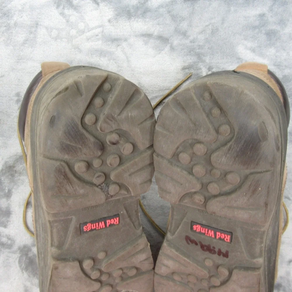 Red Wing Men 14D Boots Brown King Safety Toe Non Metallic Waterproof 2240 Rugged